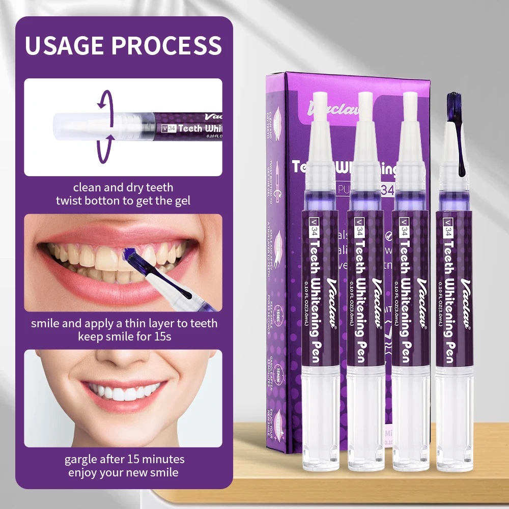 Pena Gel Pemutih Gigi Vaclav V - Teeth Whitening Pens ulasan dan harga